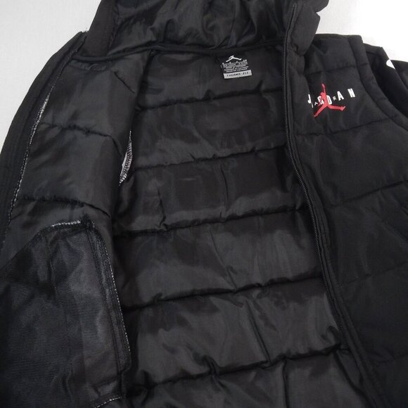 Kid Jordan Jump Man Zip Up Puffer Jacket Hoodie Vest Therma-Fit Jacket 4-5 years - Picture 3 of 12